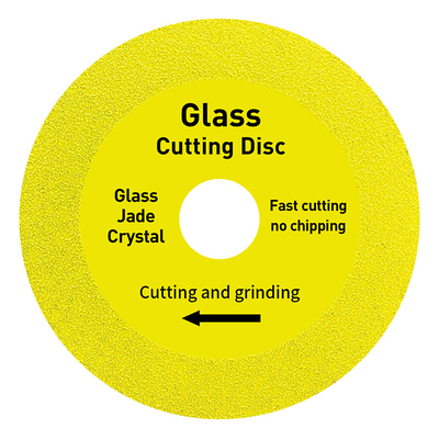 Подгонянный продукт диск вырезывания лезвия алмазной пилы 4 дюймов непрерывный стеклянный