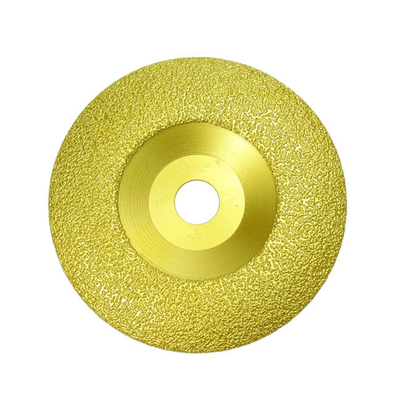 Изогнутый вакуум абразивного диска диска чашки диаманта 125mm паял